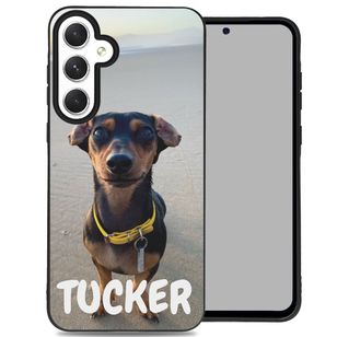 Ontwerp je eigen gel hoesje Samsung Galaxy A55 - Zwart