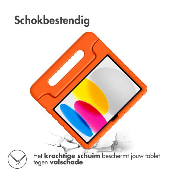Accezz Kidsproof Backcover met handvat Apple iPad 11 (2025) 11 inch A16 / iPad 10 (2022) 10.9 inch - Oranje