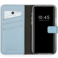 Selencia Echt Leren Bookcase Apple iPhone 12 (Pro) - Air Blue