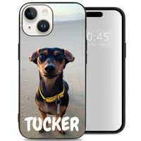 Ontwerp je eigen Apple iPhone 15 gel hoesje - Zwart