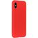 Accezz Liquid Silicone Backcover iPhone Xs / X - Rood