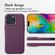 Accezz MagSafe Leather Backcover iPhone 16 Pro Max - Heath Purple