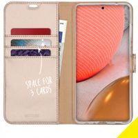 Accezz Wallet Softcase Bookcase Samsung Galaxy A72 - Goud