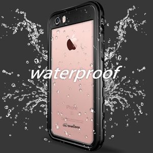 Redpepper Dot Plus Waterproof Backcover iPhone SE (2022 / 2020) / 8 / 7 / 6(s) - Zwart