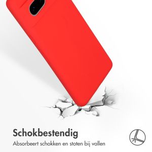 Accezz Liquid Silicone Backcover Google Pixel 7 - Rood