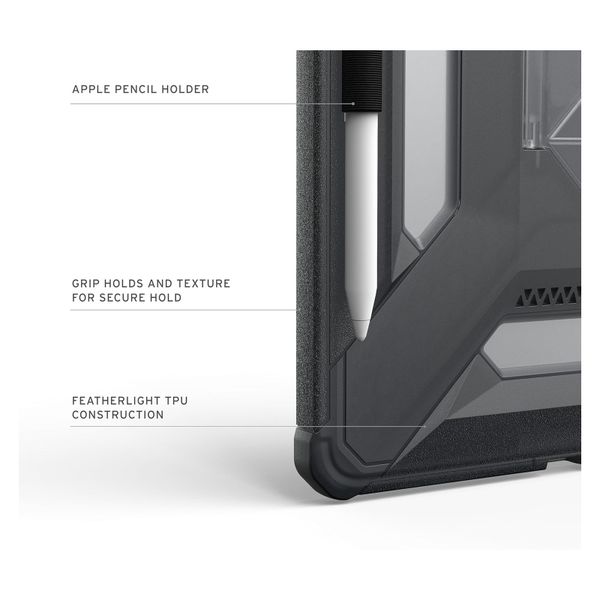 UAG Scout Plus Backcover met stand Apple iPad Air 11 inch (2026) M4 / (2025) M3 / (2024) M2 - Ash