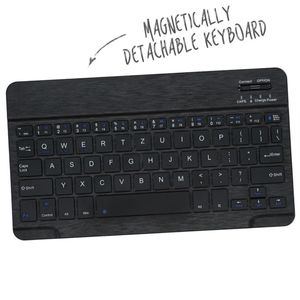 Accezz QWERTZ Bluetooth Keyboard Bookcase Samsung Galaxy Tab A7