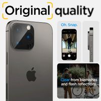 Spigen GLAStR Camera Protector Glas 2 Pack Apple iPhone 14 Pro / 14 Pro Max - Zwart