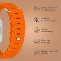 Accezz Ocean bandje Apple Watch | 44/45/46/49 mm - Oranje