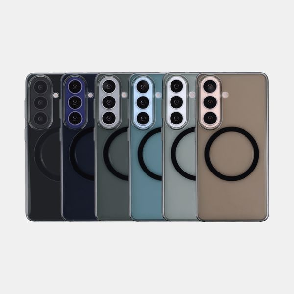 Accezz Lite Backcover met MagSafe Samsung Galaxy S26 - Smokey Clear
