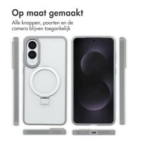 Accezz Ring Stand Backcover met MagSafe Samsung Galaxy S25 Edge - Grey