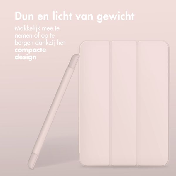 Accezz Smart Silicone Bookcase iPad Pro 11 (2024) M4 - Roze