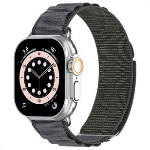 Accezz Nylon Alpine bandje Apple Watch | 44/45/46/49 mm - Dark Grey