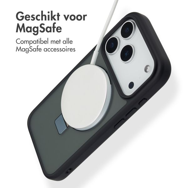 Accezz Ring Stand Backcover met MagSafe Apple iPhone 17 Pro Max - Zwart