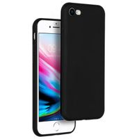 Accezz Color Backcover Apple iPhone SE (2022 / 2020) / 8 / 7 - Zwart