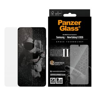 PanzerGlass Ceramic Screenprotector met applicator Samsung Galaxy S26