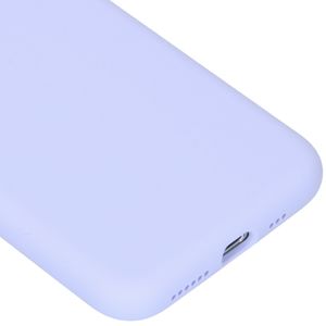 Accezz Liquid Silicone Backcover iPhone 11 Pro - Paars