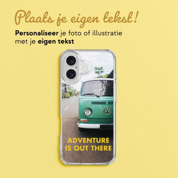 Ontwerp je eigen Clear Case Apple iPhone 17 - Transparant