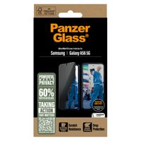 PanzerGlass Privacy Ultra-Wide Fit Anti-Bacterial Screenprotector incl. applicator Samsung Galaxy A56