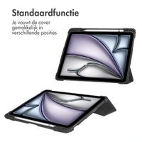 Accezz Rugged Trifold Bookcase Apple iPad Air 11 inch (2026) M4 / (2025) M3 / (2024) M2 / Air 5 (2022) / Air 4 (2020) - Zwart
