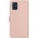 Selencia Echt Lederen Bookcase Samsung Galaxy A51 - Roze