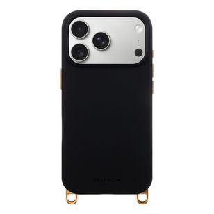 Selencia Rivièra MagSafe Backcover met afneembare haakjes Apple iPhone 17 Pro Max - Velvet Black