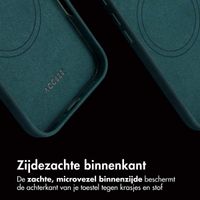 Accezz Vintage Leather Magsafe Backcover Apple iPhone 16 - Smokey Green