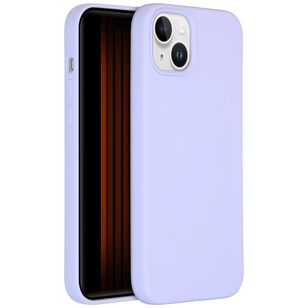 Accezz Liquid Silicone Backcover met MagSafe iPhone 15 Plus - Paars