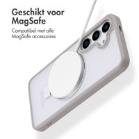 Accezz Ring Stand Backcover met MagSafe Samsung Galaxy S25 - Grey