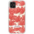 Gepersonaliseerd hoesje met bloemen iPhone 11 - Transparant