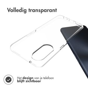 Accezz Clear Backcover Oppo Reno 8T (4G)  - Transparant