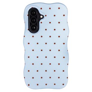Selencia Vivid Wavy Backcover met MagSafe Samsung Galaxy A37 (5G) - Happy Dots Digital Sky