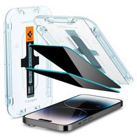 Spigen GLAStR Privacy EZ Fit Screenprotector + Applicator Apple iPhone 14 Pro