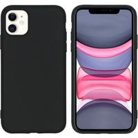 Accezz Color Backcover Apple iPhone 11 - Zwart