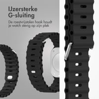 Accezz Ocean bandje Apple Watch | 44/45/46/49 mm - Zwart
