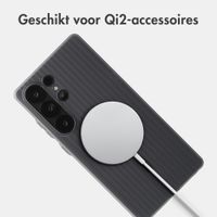 Accezz Lite Backcover met MagSafe | Fluted | Samsung Galaxy S25 Ultra - Smokey Matte