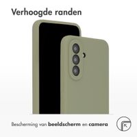 Accezz Liquid Silicone Backcover Samsung Galaxy A37 (5G) - Cooper Green