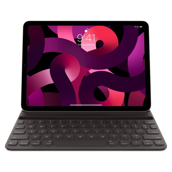 Apple Smart Folio Keyboard Apple iPad Air 11 inch (2025) M3 / (2024) M2 / Air 5 (2022) / Air 4 (2020) / Pro 11 (18/20/21/22) - OEKRAÏNE - Zwart