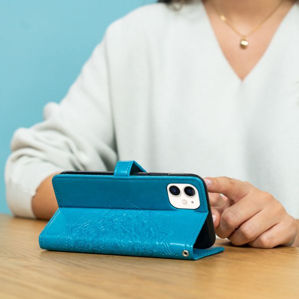 imoshion Mandala Bookcase Motorola Moto G75 5G - Turquoise