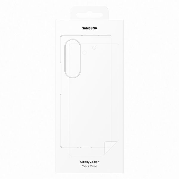 Samsung Originele Clear Case Samsung Galaxy Z Fold 7 - Transparant