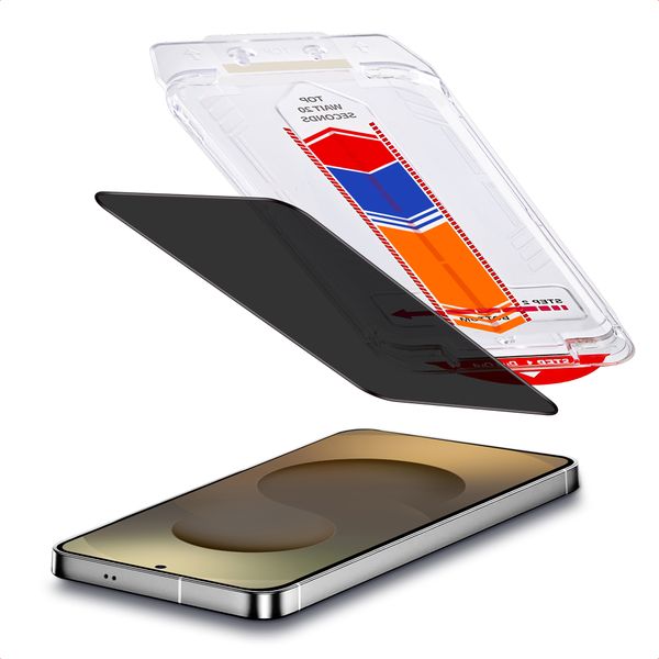 Accezz Gehard Glas Privacy Screenprotector + Applicator Samsung Galaxy S25 Ultra