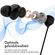 Accezz In-ear oordopjes - Bedrade oordopjes - AUX / 3,5 mm Jack aansluiting - Zwart