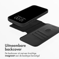 Accezz Leather Bookcase 2-in-1 met MagSafe Apple iPhone 18 Pro / 17 Pro - Onyx Black