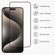 Accezz Triple Strong Full Cover Glas Screenprotector met applicator iPhone 15 Pro - Transparant