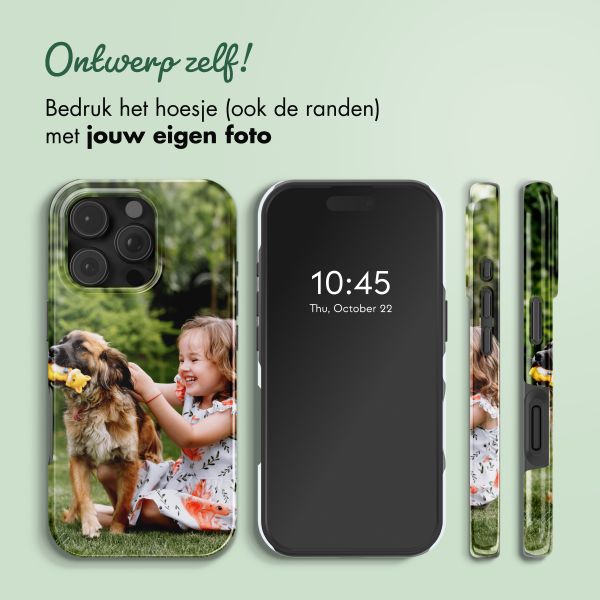 Ontwerp je eigen tough case met MagSafe Apple iPhone 16 Pro - Zwart