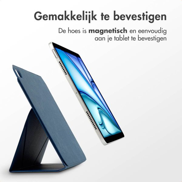 Accezz High Stand tablet case Apple iPad Air 11 inch (2025) M3 / (2024) M2 / Air 5 (2022) / Air 4 (2020) - Donkerblauw