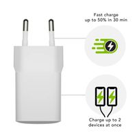 dbramante1928 re-charge | Wall Charger - USB-C 30 Watt + USB-A 18 Watt - Wit