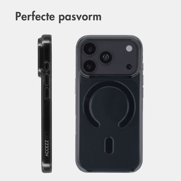 Accezz Lite Backcover met MagSafe Apple iPhone 18 Pro / 17 Pro - Smokey Clear
