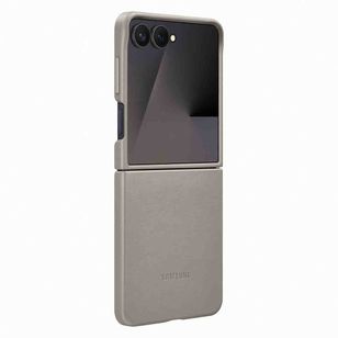 Samsung Originele KindSuit Vegan Leather Case Samsung Galaxy Z Flip 7 - Taupe