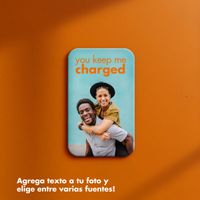 Ontwerp je eigen 10.000 mAh powerbank met geïntegreerde kabels - Wit
